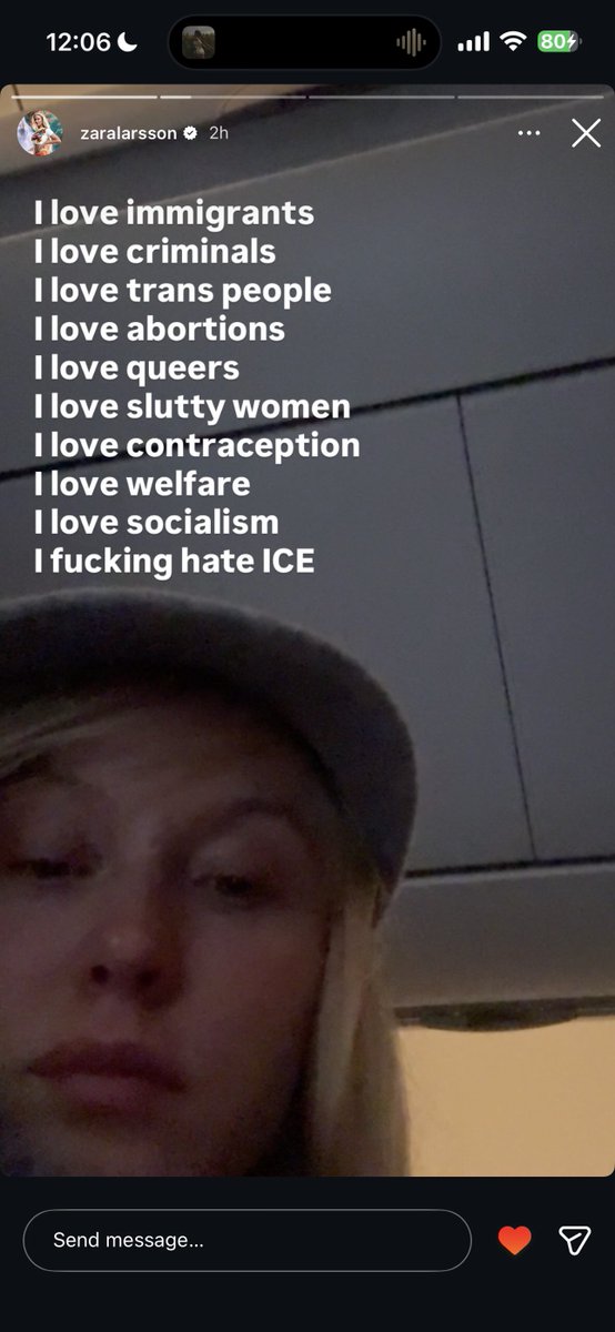 jaidenodavis's tweet image. i fucking love zara larsson