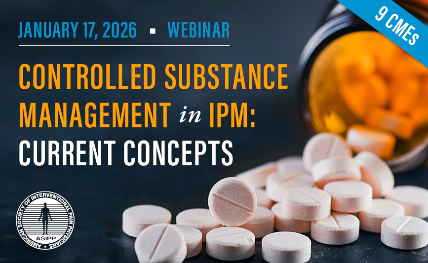 ASIPP's tweet image. ⏰ Reminder: Register for next Saturday's webinar—Controlled Substance Management in IPM: Current Concepts. Earn up to 9 CMEs online! 

Agenda: asipp.org/wp-content/upl…

Register Today: pci.jotform.com/form/252525781…