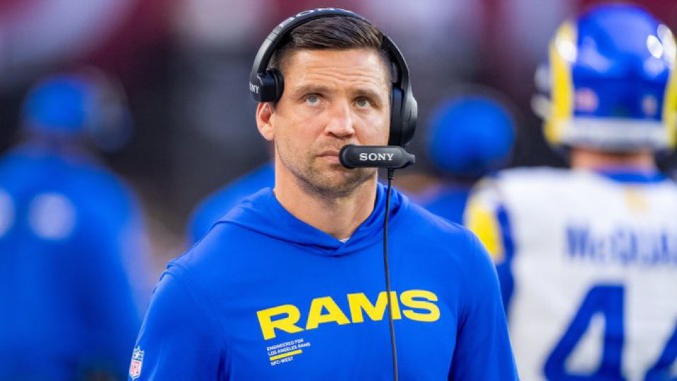 TomPelissero's tweet image. Here’s a fun one: The Dolphins have requested an interview with Rams DC Chris Shula for their head coaching job, per source. 

Shula — the grandson of legendary Dolphins coach Don Shula — is eligible to interview next week after the Rams’ wild card game.