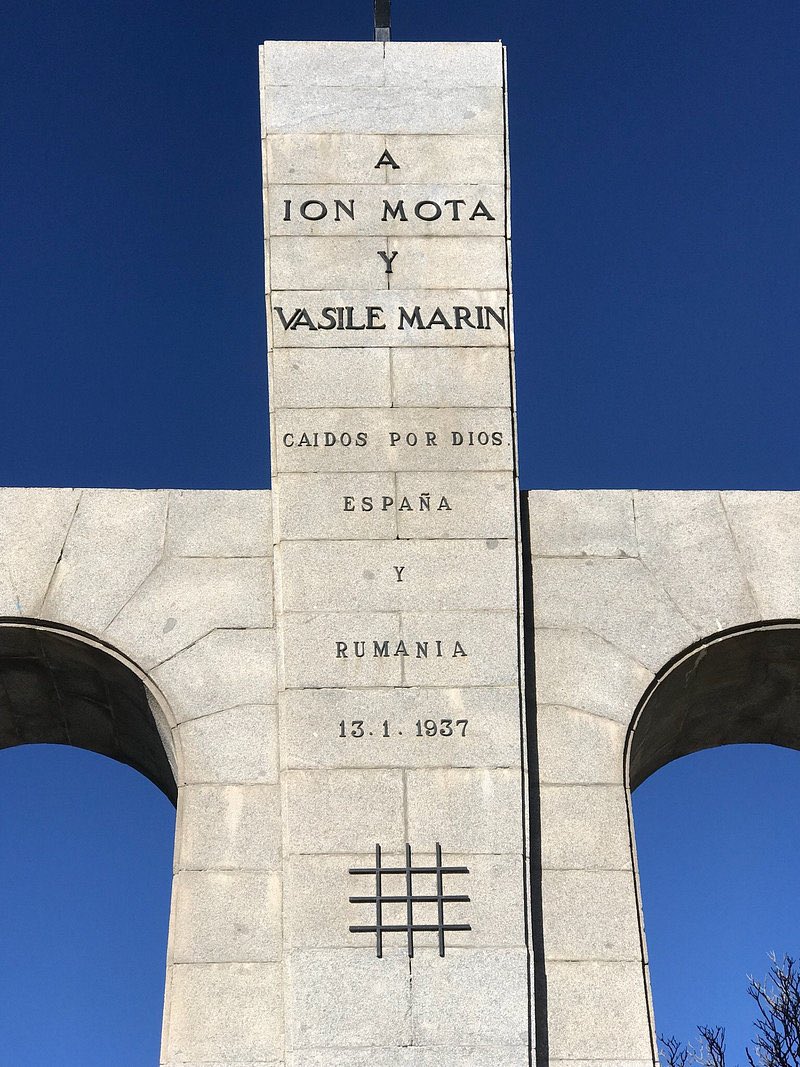 Espball's tweet image. Hoy es el 89° aniversario de la caída en combate de Mota y Marin, mártires rumanos por la libertad de España.

Presentes.