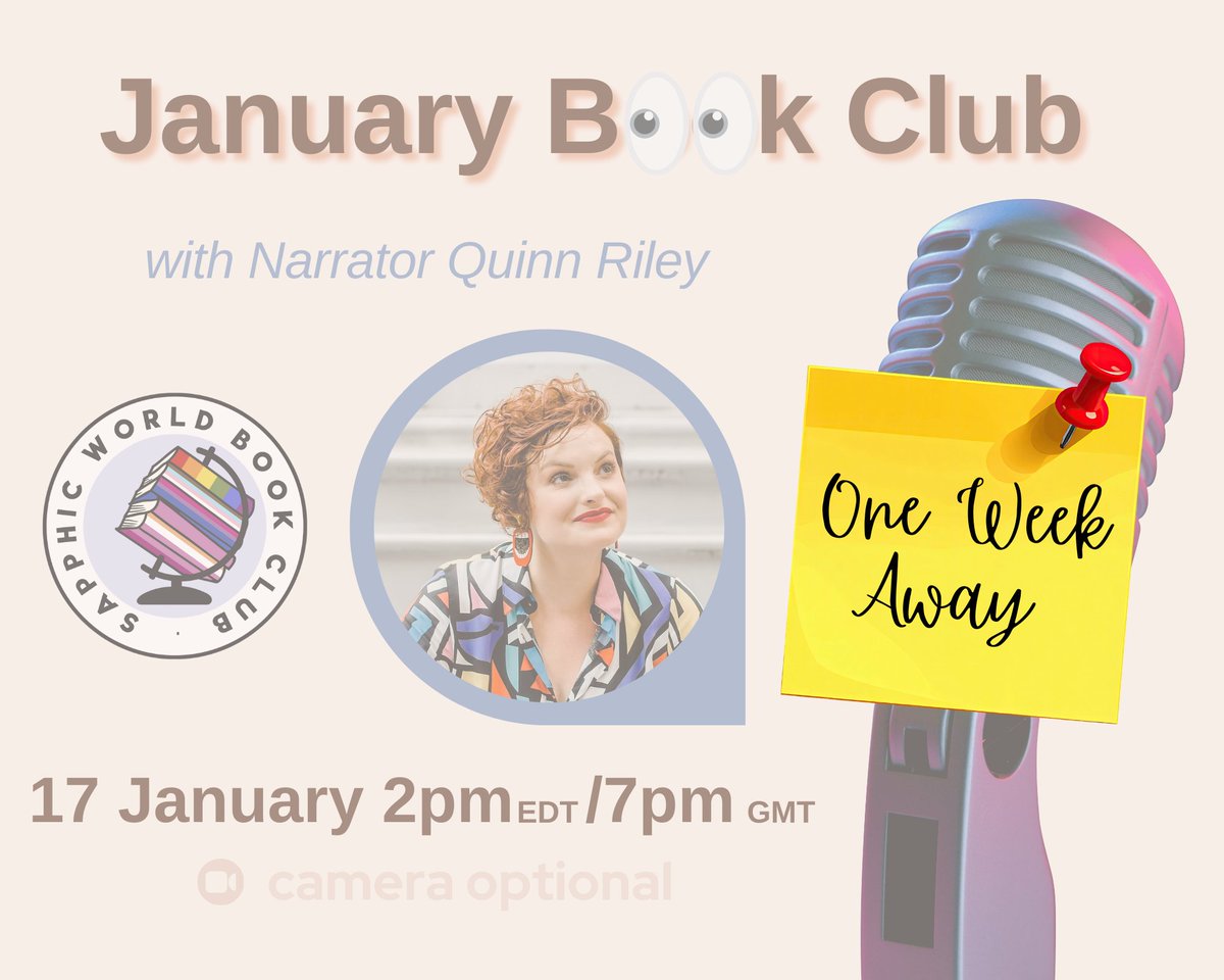 SapphicWorldBkC's tweet image. 🎉ONE WEEK TO GO🎉

Not long left to join us &amp;amp; the phenomenal @quinnrileyreads for our epic Q&amp;amp;A special event next Saturday, 01/17 at 2pm (EST)!🤩

Plus be in with a chance of winning an awesome giveaway!👀

You don't want to miss this!😉

👇Sign up here👇
forms.gle/vPCjZoKNRi3Qcx…