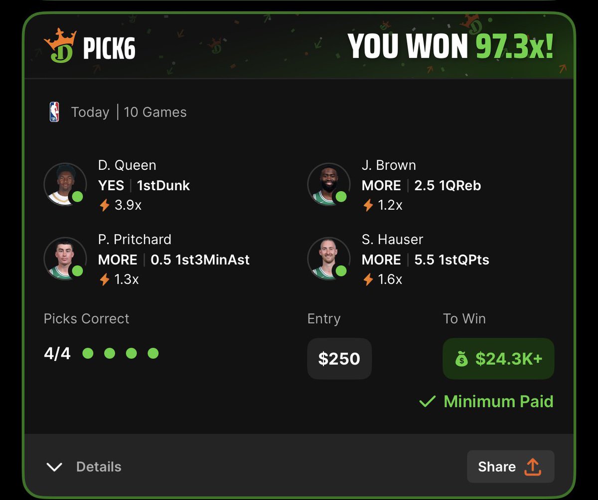 sLbxO1432's tweet image. #GamingCommision #FixItBigCat #BigCat4ThePeople #GamingLaw #ConsumerRights #Compliance #SportsBetting

You can’t DELETE winning entries after they have settled and NOT REFUND THE ENTRY MONEY!! @Pick6 @DraftKings @DKSportsbook @BarstoolBigCat