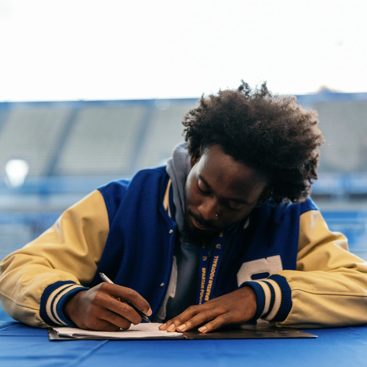 SanJoseStateFB's tweet image. Welcome home, @Jerry8McClure ⚔️

#ThisIsSparta | #AllSpartans