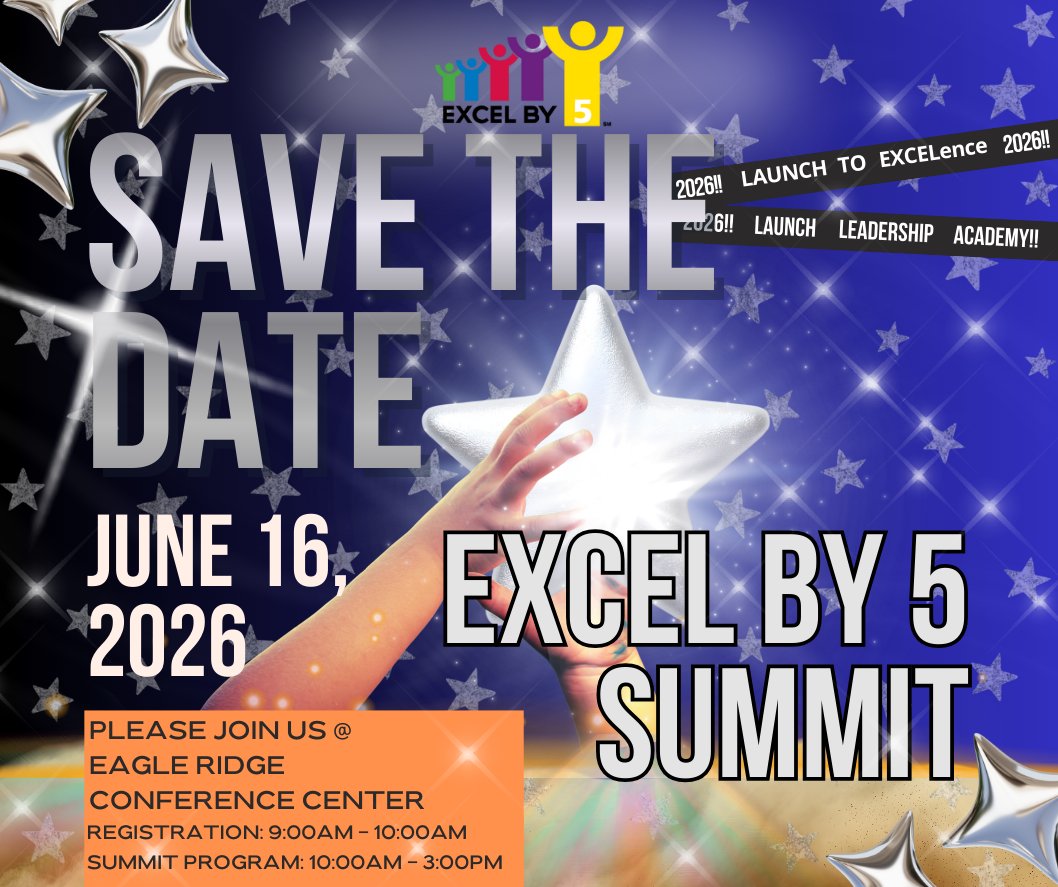 ExcelBy5_Inc's tweet photo. Save-the-Date June 16, 2026 #eb5ms https://t.co/ZXzbXGdXWi