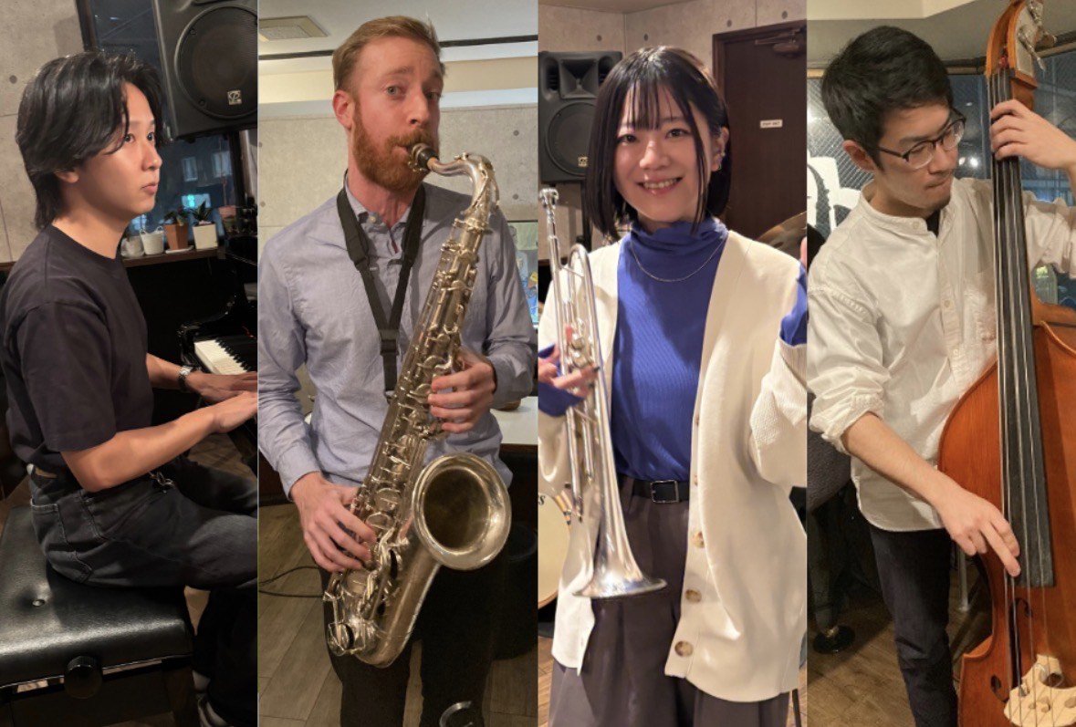 JflowTOKYO's tweet photo. 本日、1月１１日（日）のJ-flowは
◇午後～夜／Quinn Delaneyセッション♪ 
Quinn Delaney（sax）小池杏奈（tp）樋川隆斗（pf）小玉勇気（b） 
１５：３０～２０：００　 ２８００円＋オーダー
リスナー、様子見参加の方も大歓迎！
来日中のサックス奏者Quinn Delaneyさんがリーダーです♪ https://t.co/HEp4XfZ6se