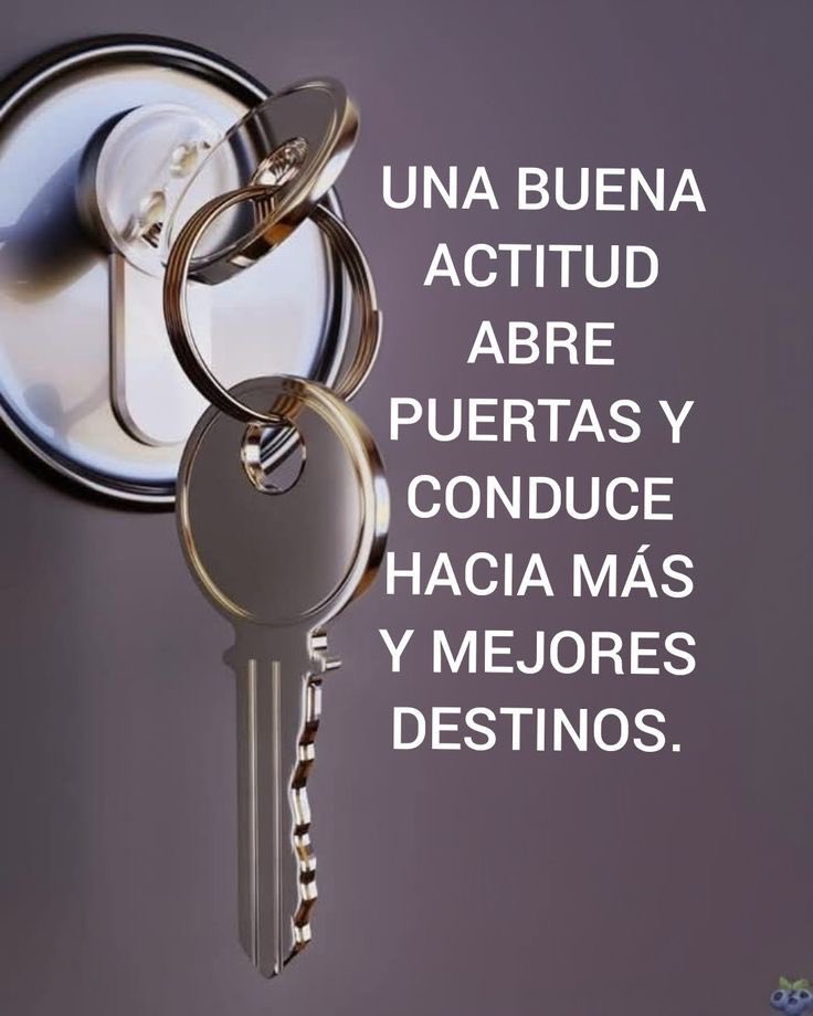 Una buena actitud ……