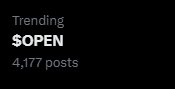 TheProfInvestor's tweet photo. $OPEN has real tailwinds from the President. That matters.

January is usually when small caps do well and money feels easier.

Opendoor just broke out of a 4-month consolidation, which tells you supply finally cleared.

First target is 9.
If momentum sticks, 11.5–12 isn’t a stretch.

That’s the setup.