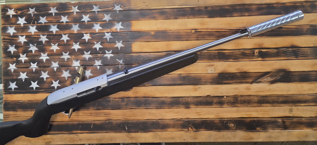ArmedSources's tweet image. We can't decide which one looks better on the @Ruger_Firearms 10/22.
@silencerco Switchback .....or....
@_ASILENCER Anechoic 22 in raw titanium
What do YOU all think?