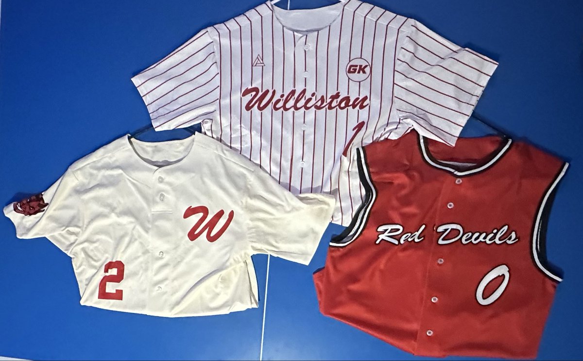 WMHSRedDevils's tweet image. Team uniform tops for the 2026 season!! 💥