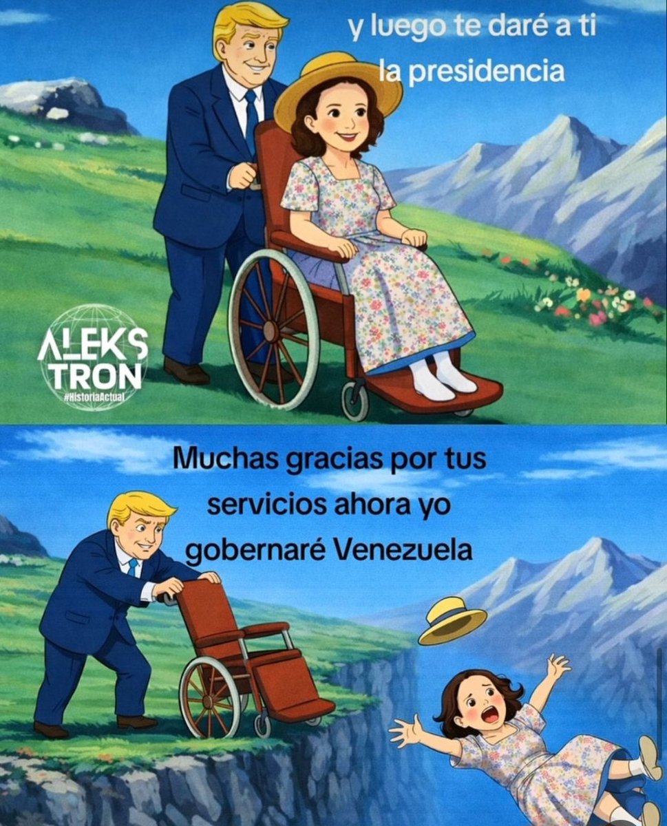 La indignidad misma hecha bufón (o bufona en este caso)
Humillación mundial del Pato zanahoria con la vendida de turno, que va en camino a entregarle el nobel... 
Ni en las mejores pornos he visto un Bend over más impresionante.
😂😂🤣🤡🤡🤡🤡🤡
Jajjjjajjajjaj