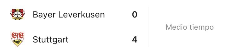 Creo que el Bayern Leverkusen ML no va a llegar hoy 🫠