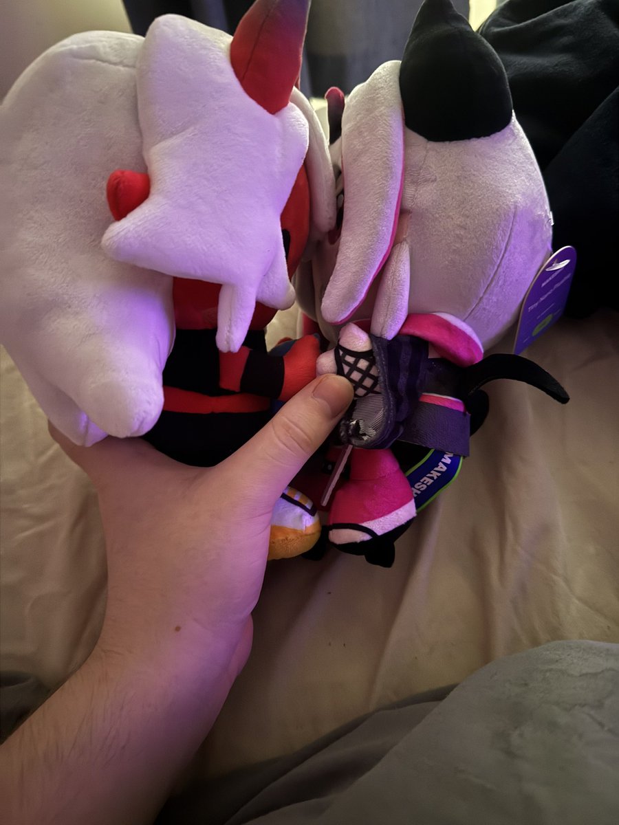BuffPupVirus's tweet photo. Better look at my Yocci and Nanoless plushie side by side. They love each other a lot.
#yoccimerch https://t.co/u95oYsN21g