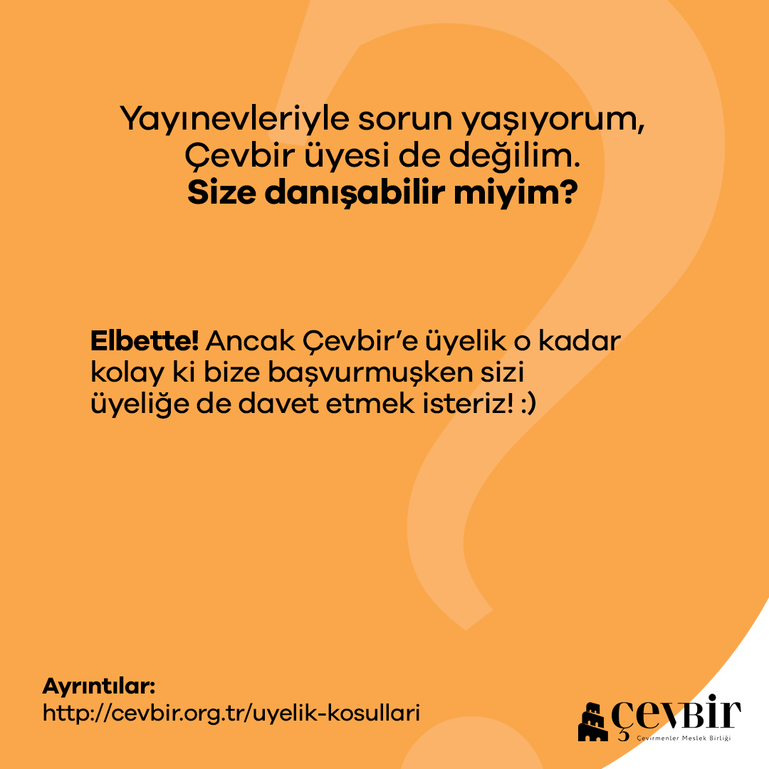 Çevirmenler Meslek Birliği tweet media