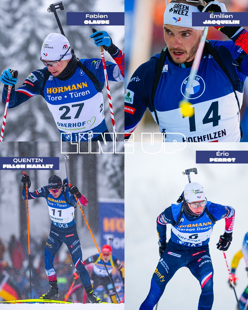 FedFranceSki's tweet image. La composition 🇫🇷 du relais masculin à Oberhof 🇩🇪

🔜 Rendez-vous à 11h ce dimanche sur @Eurosport_FR et @lachainelequipe 📺

📸 Nordic Focus