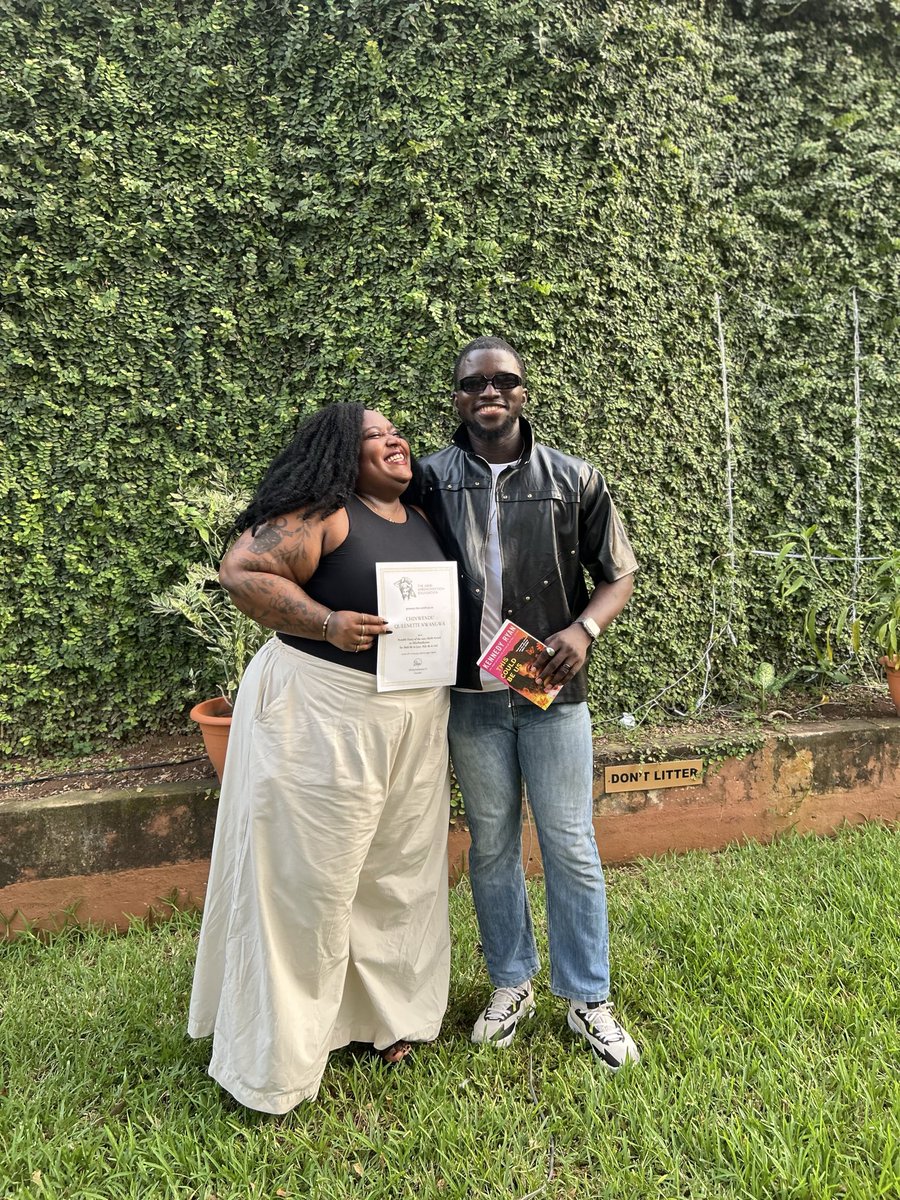 msnwangwa's tweet image. Starting the year with a win.

My essay “Hold Me in Love, Hide Me in God” is part of the winning cohort of the 2025 Abebi Award in Afro-Nonfiction as a Notable Entry. The essay is published in Isele Magazine and you can read the essay here: iselemagazine.com/2026/01/10/hol…

Also, I have…