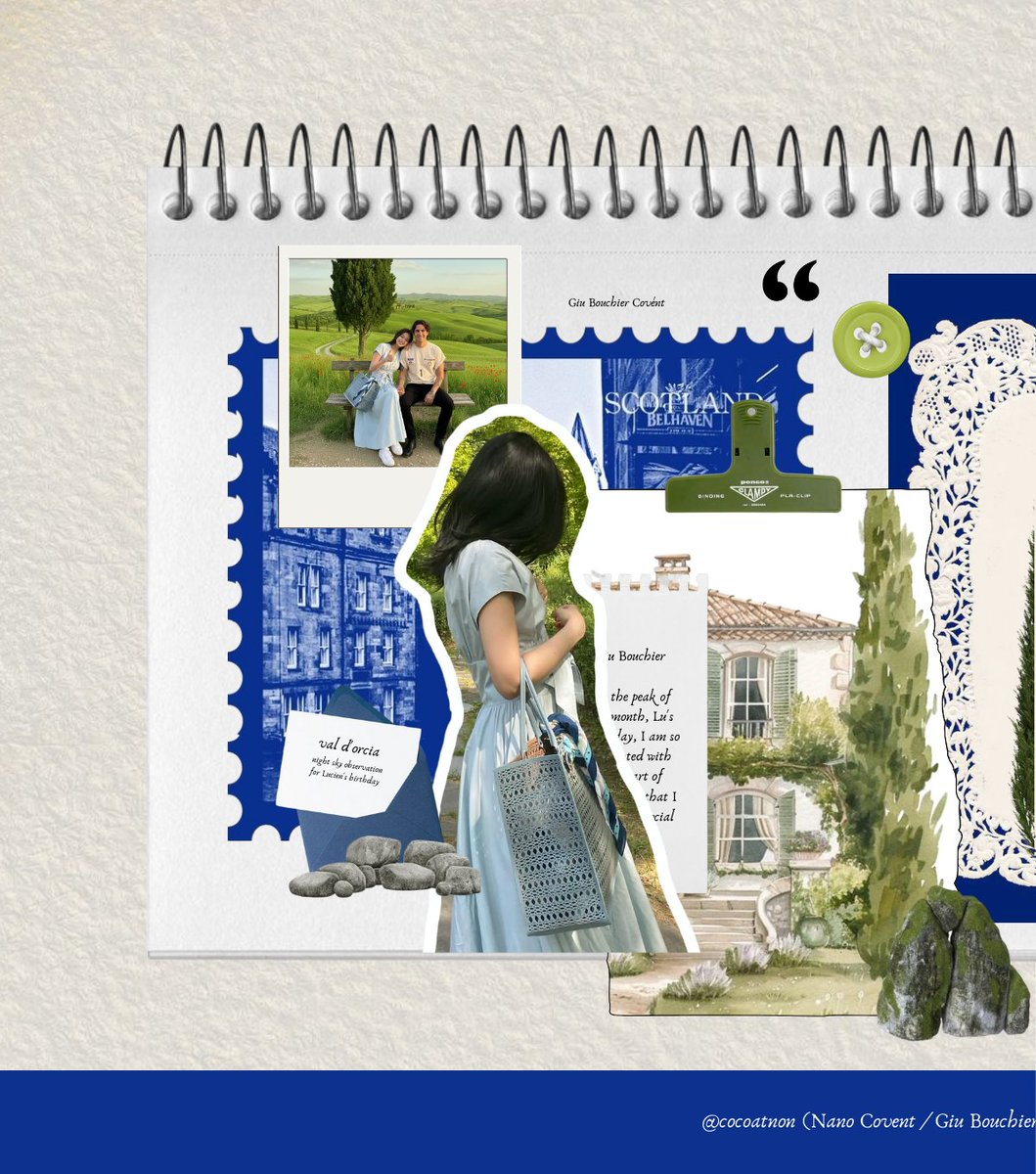 cocoatnon's tweet image. Val d'Orcia   —   La toscana 🔭  ...  𝗠𝗼𝗼𝗱board: ® Lu's 𝗕𝗹𝘂𝗲 Day

"Just a few days before Lu’s birthday, today we are in Val d’Orcia enjoying the day and waiting for nightfall to admire the starry universe and observe Jupiter. Delighted to be all together."