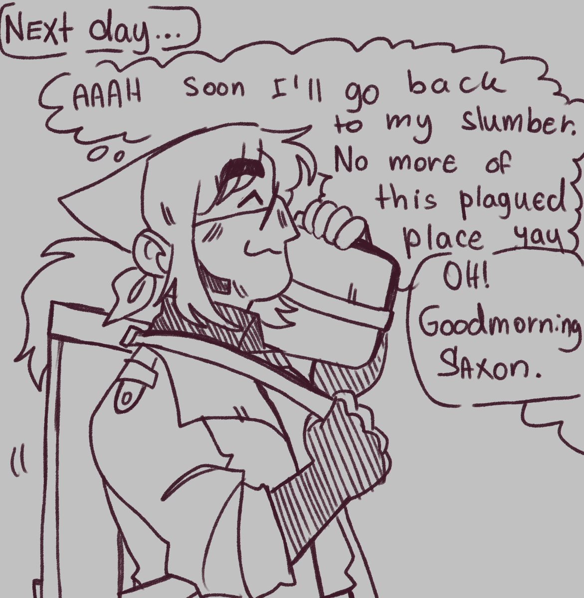 Johanka_sas's tweet photo. TFW when someone's time travel shenanigans cancels out your hard work

#pathologic3 #pathologicoc https://t.co/LI2qj1Fw4n