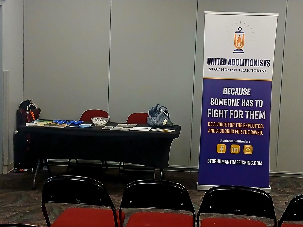 TJLares's tweet photo. United Abolitionists is a long standing member of the Central Florida Human Trafficking Task Force. 
#PowerofCollaboration 

Today was the 7th Annual Red Sand Project Osceola Event in Kissimmee,  FL. 
#Stophumantrafficking https://t.co/o15b73T3K3