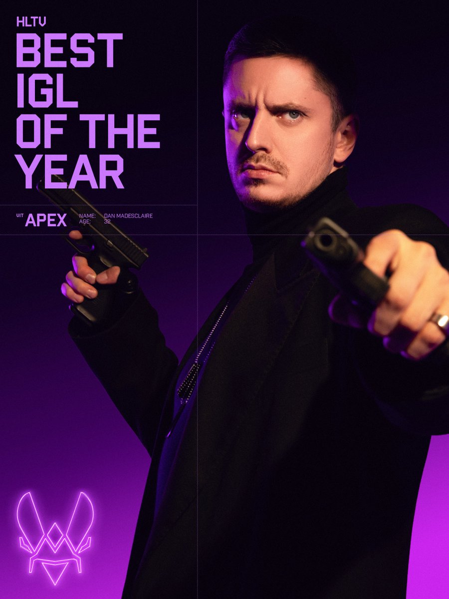 TeamVitalityCS's tweet image. The captain keeps his promise.

@apEXcsgo is the @HLTVorg IGL of the year 🏆