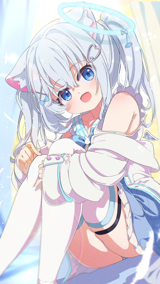 スケブ納品完了ありがとうございましたー!
お部屋の隅にちょこっと天使 