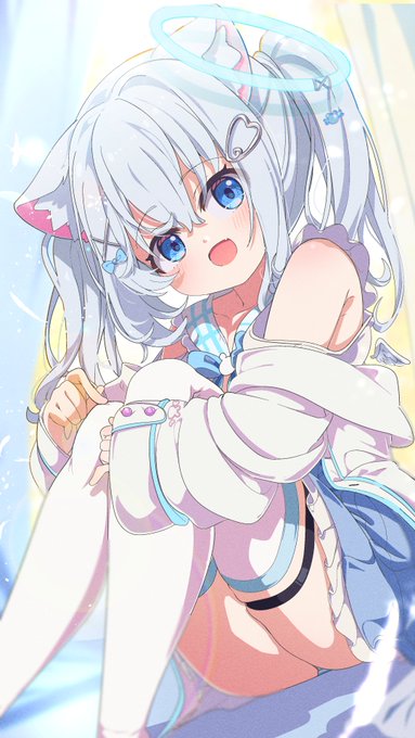 スケブ納品完了ありがとうございましたー! お部屋の隅にちょこっと天使