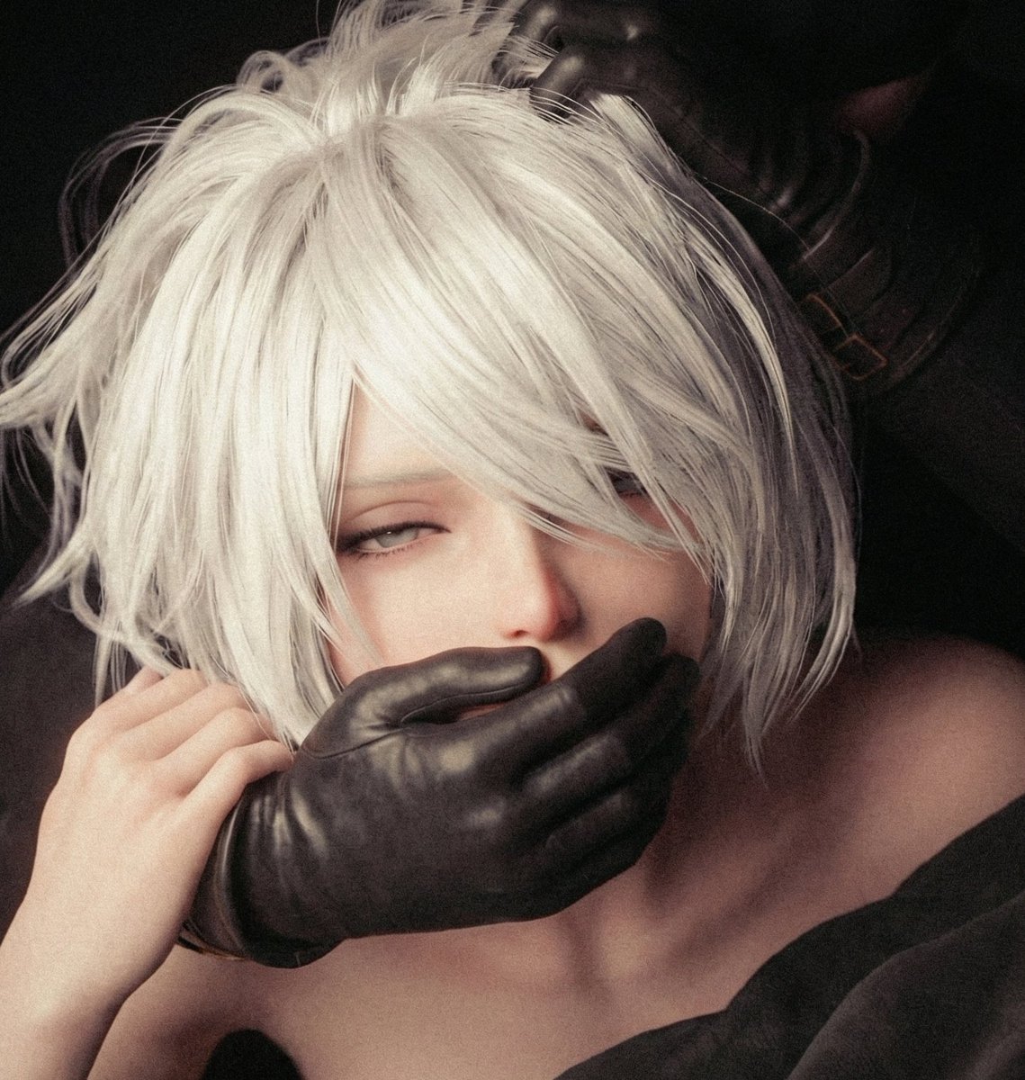 Cuote4mikewhere's tweet image. 2B realized too late that "backup" has multiple meanings.
#2B #Nier9S #NieRAutomata #SquareEnix