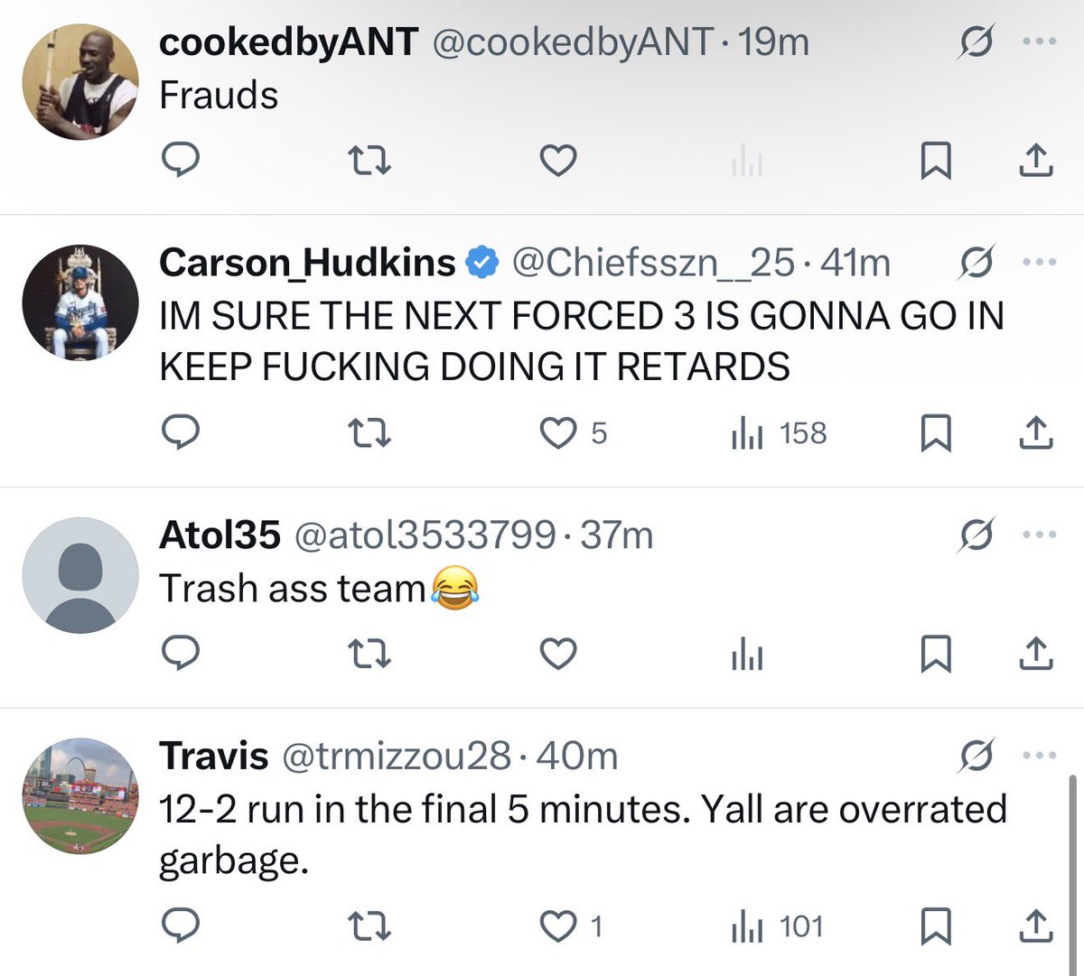#Huskers down 16 at one point and come all the way back to beat Indiana by 6 (83-77)

16-0 (5-0)

Check the halftime comments 😂🔥  
We keep receipts #GBR