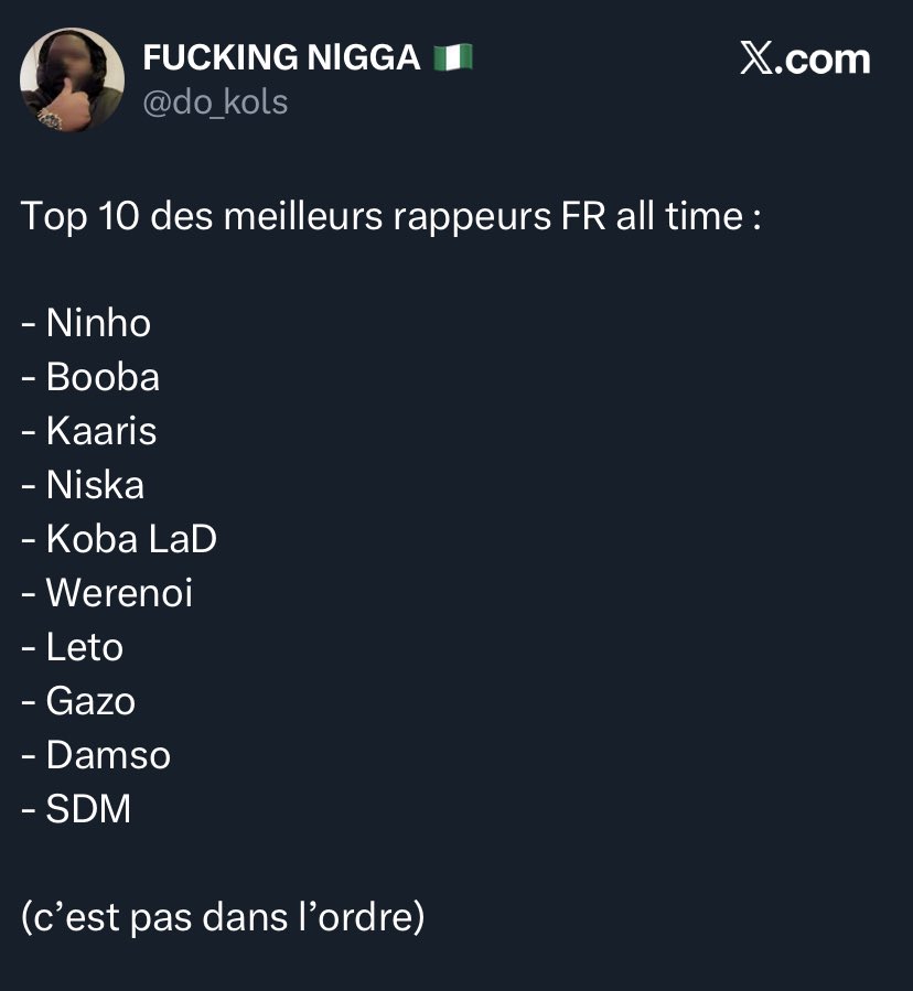 ezballqgx's tweet image. On a pas oublié ton top 10 all time fami