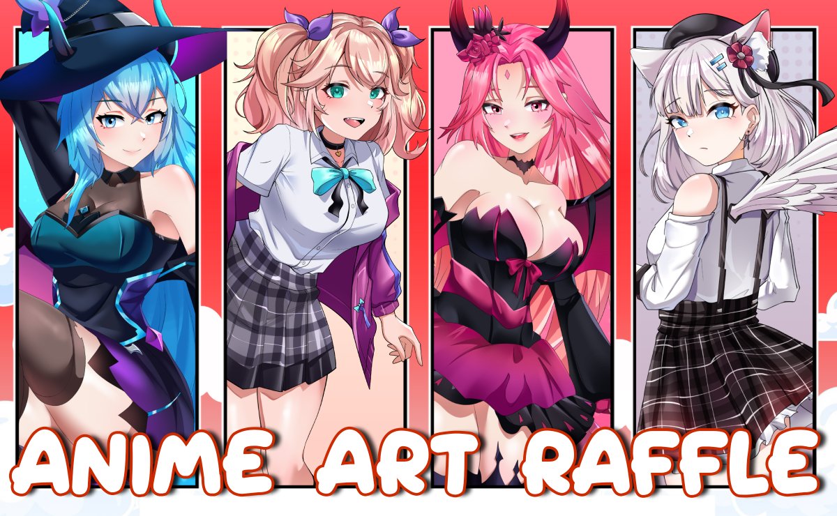 ✨ART RAFFLE TIME✨
I decided to try hosting an art raffle, anyone want to join? 🥺
Prize: Full body illustration for 1 winner.. but if we reach +50 RTs, i'll choose one more winner

How to join: 
• Follow 
• Like &amp; RT 
• Drop your oc  

Good luck💕 
#artraffle