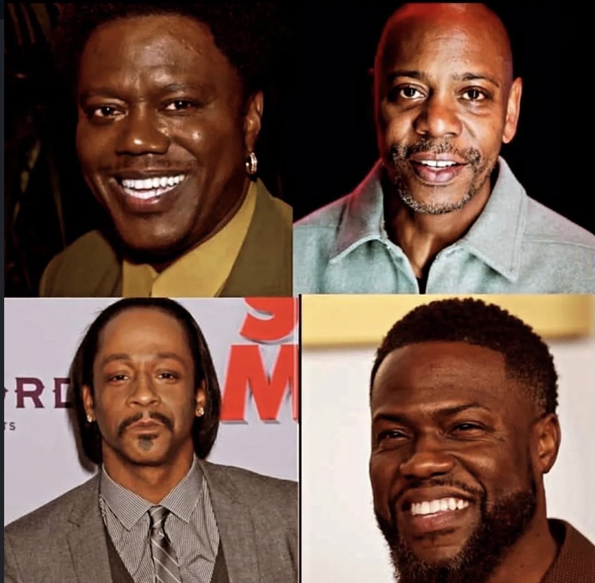 HawkEmDownChris's tweet image. Who’s the funniest comedian here?

A) Bernie Mac
B) Dave Chappelle
C) Katt Williams
D) Kevin Hart
