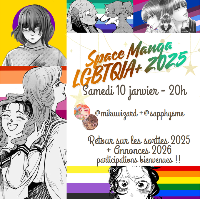[RETROSPECTIVE MANGAS LGBTQIA+ 2025]  En dessous de ce tweet, je posterai au fur et à mesure les résultats du sondage lors du space. Et pour ceux qui arrivent après la guerre, ça permet de visualiser les réponses.  ↓↓↓