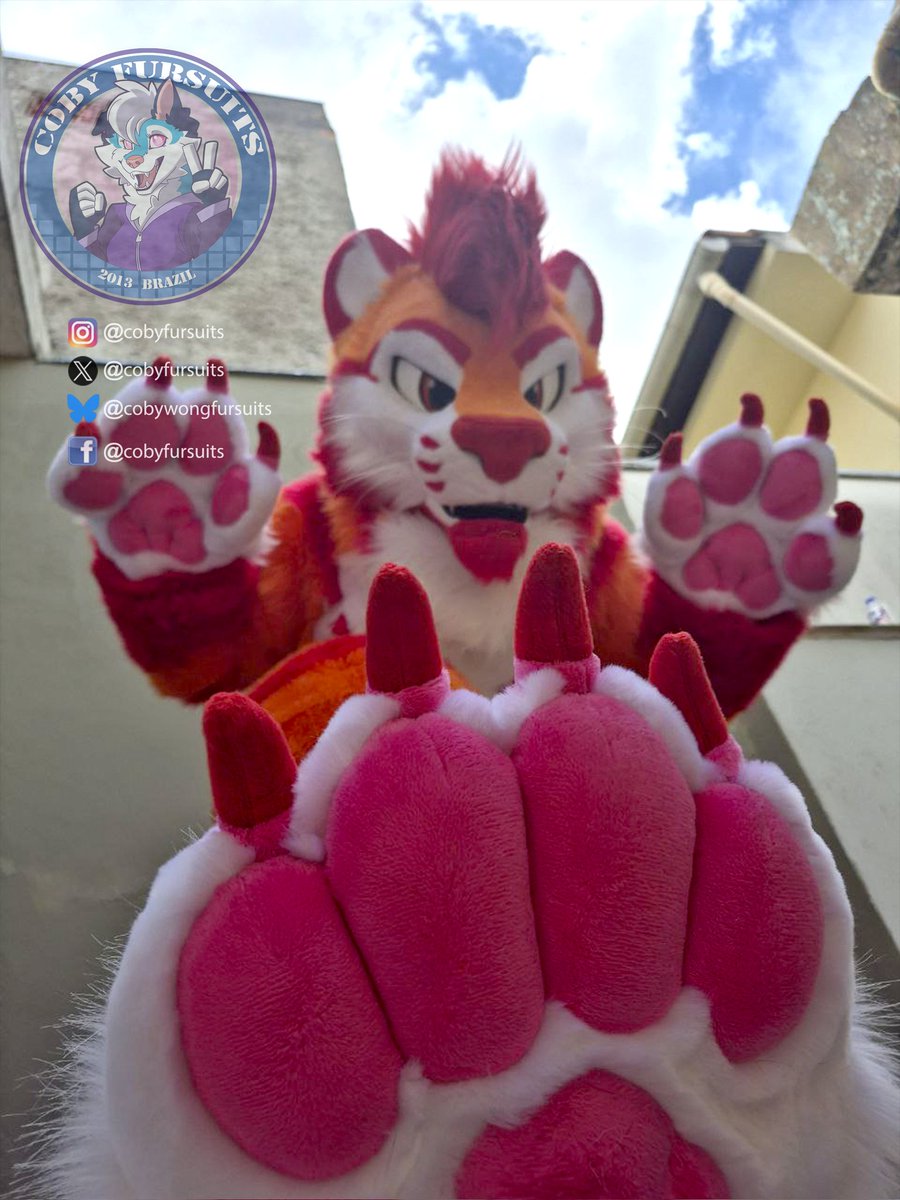 Big cute tiger! Full fursuit commission for <a href="/lulathetiger/">Lula the Tiger</a>