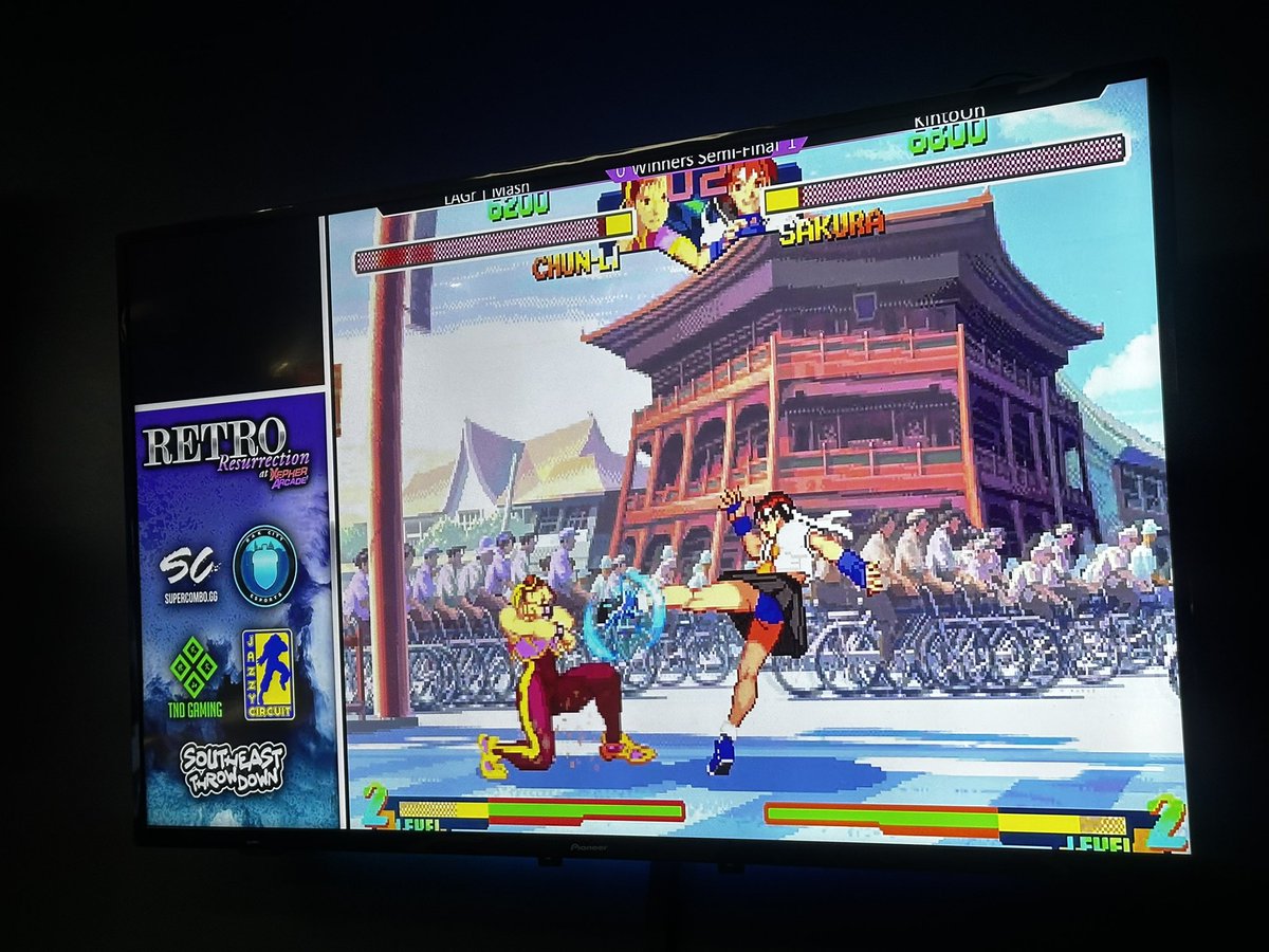 OakCityEsports's tweet photo. #RetroResurrection 3 is live at @XepherArcade
Alpha 2 top 8 right now, up next is 3rd Strike @TheJazzyCircuit event next, then VSAV
πΊ https://t.co/SRj9oNPZlL
π https://t.co/xm7PcWXqlj https://t.co/Wq4NJPMT5H
