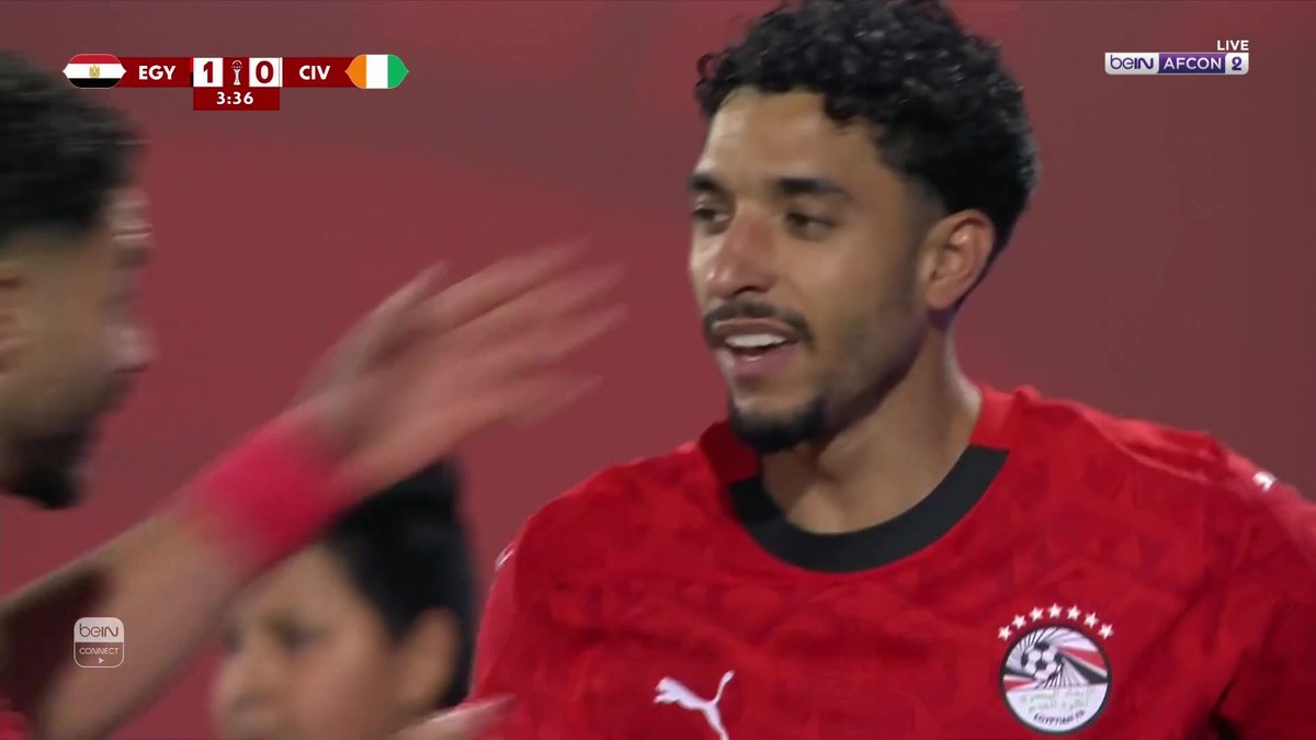 هدف من طراز رفيع. مرموش يسجل بعد صناعة رائعة من إمام عاشور في مواجهة كوت ديفوار و مصر 