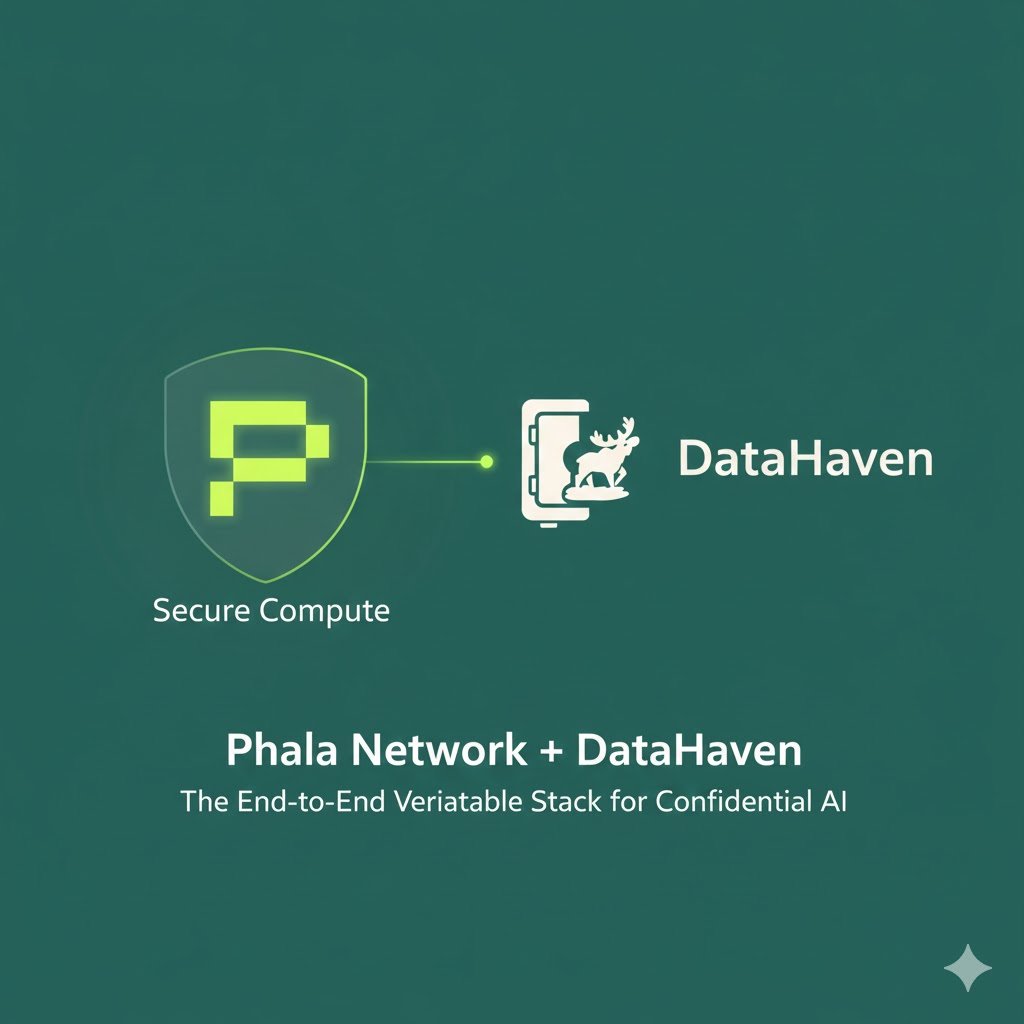 Alex40333930's tweet photo. The partnership between Phala Network and DataHaven is a major breakthrough, creating a complete end-to-end privacy stack for confidential AI. I am most excited about the "sentinel and vault" architecture, where Phala’s secure TEE computation
@DataHaven_xyz @PhalaNetwork https://t.co/CD5G3ZTSAK