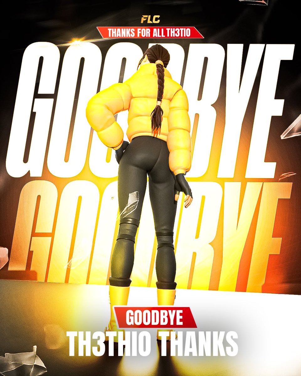 Départ 🤝

Première annonce, et une triste nouvelle :

<a href="/Th3Tio_/">FLC Th3Tio</a> quitte FLC.

Tu as marqué l’équipe à jamais.
Nous te souhaitons le meilleur pour la suite 🖤