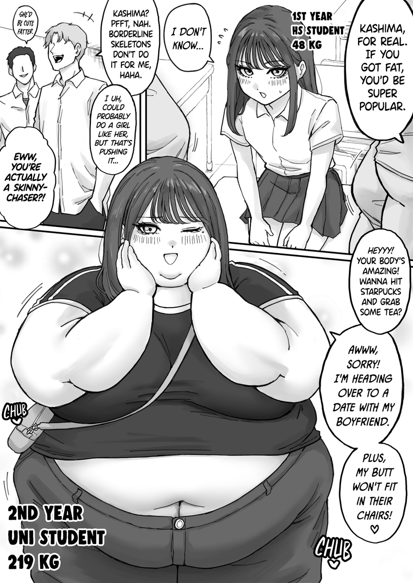 ange_n__'s tweet photo. My English translation of Rin's new short comic!

"A World Where Being Fat is the Beauty Standard" https://t.co/371a9RoRZ6