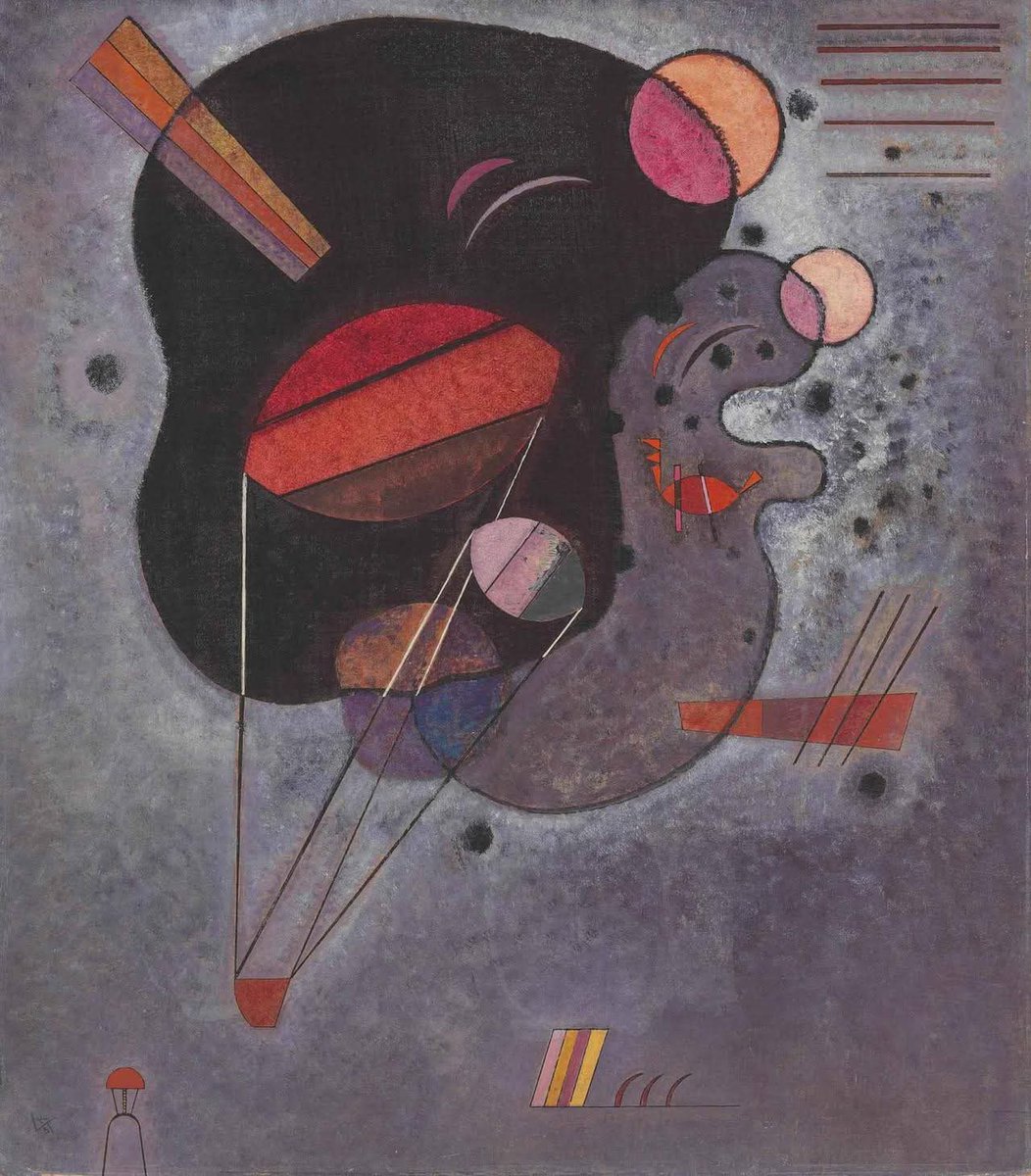 Wassily Kandinsky (1866-1944) 

oil on board.
