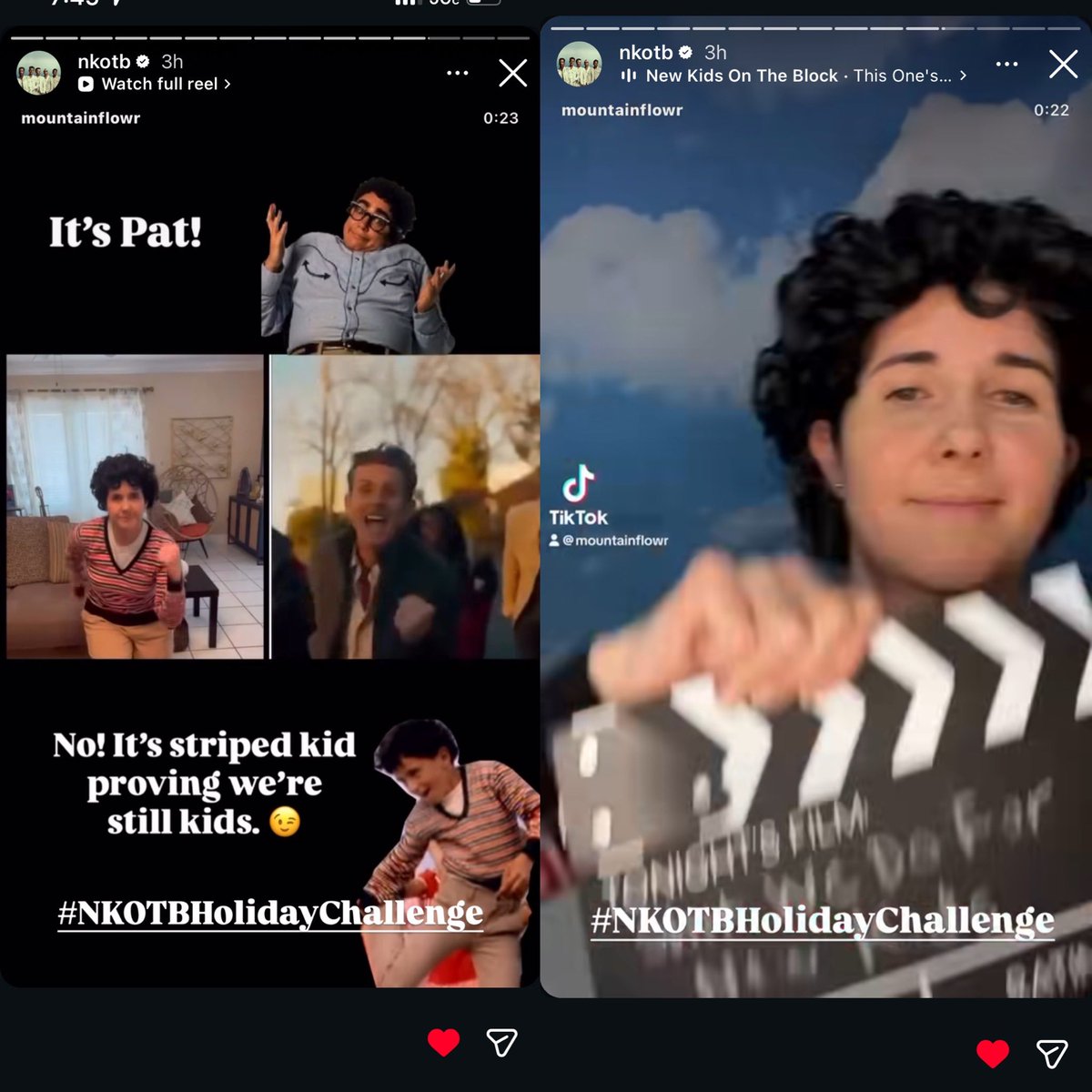 I was wondering why my IG was so active. 😂  thanks <a href="/NKOTB/">New Kids on the Block</a> 🤭🧑🏻‍🦱😆