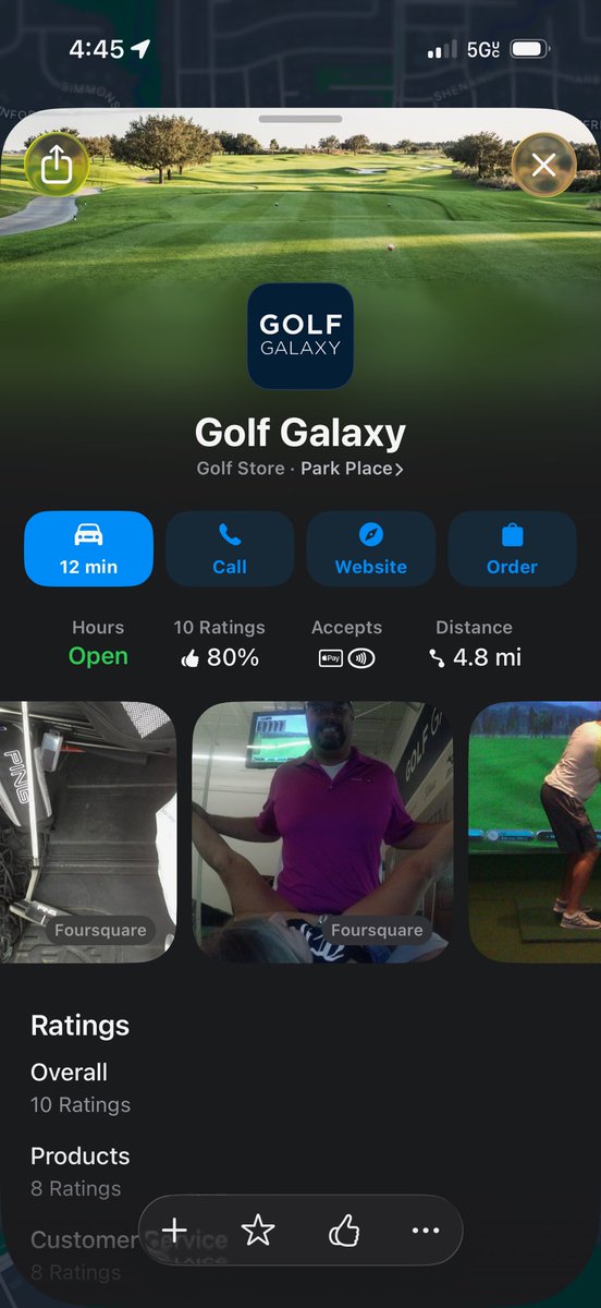 Tf going on at golf galaxy???? 🫩