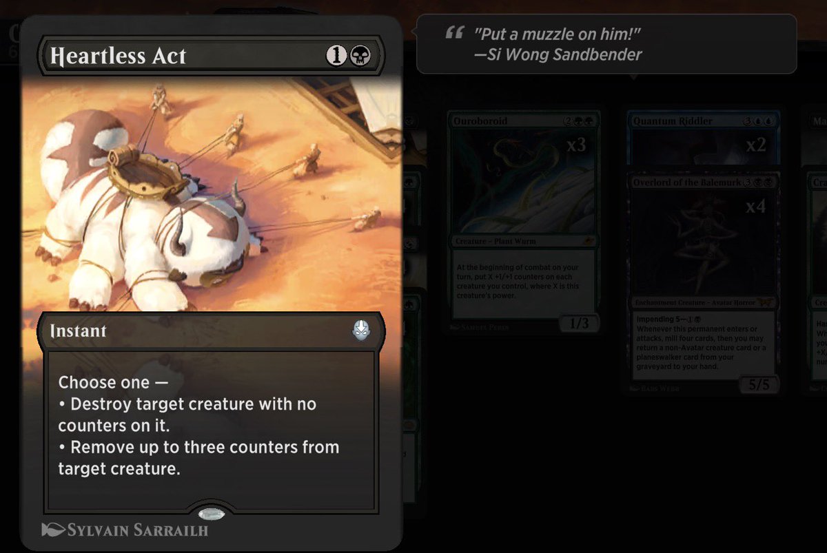 Alchemy Event 7-2
スゥルタイウロボロイド
コーナとリセットに耐性付けたかった
 #MTGA_Alchemy