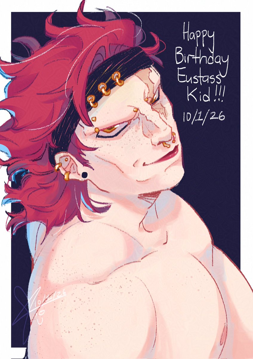 shlovia's tweet image. Obligatory useless mid birthday post 😌😌 happy birthday queen

#EustassKid #ONEPIECE