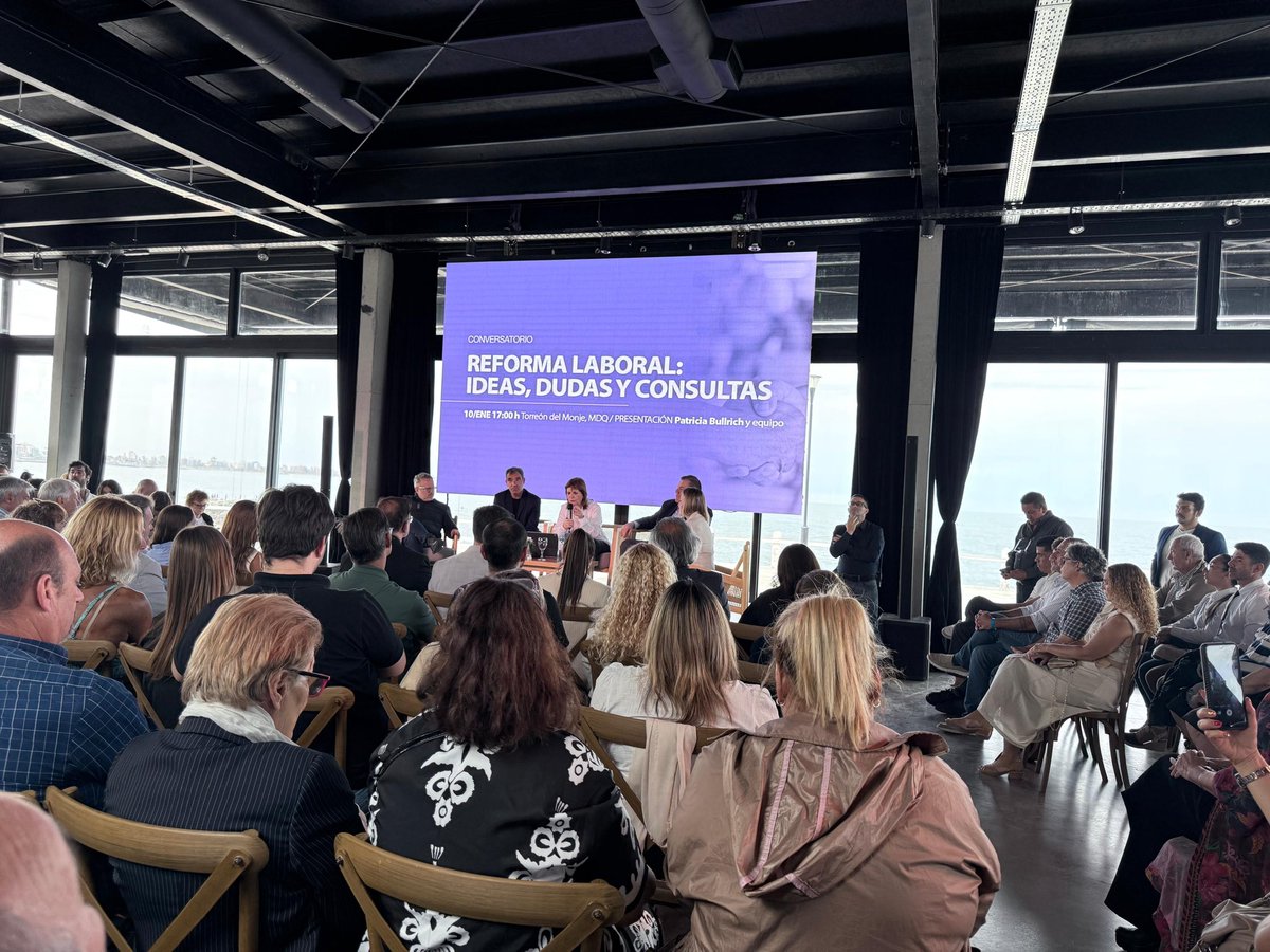 CeciMartinezMDP's tweet image. “La política debe ponerse al servicio de quienes generan riqueza, no al revés.”

Hoy acompañe a @PatoBullrich en el panel sobre reforma laboral en el Torreón del Monje. En la Argentina de @JMilei , la transformación empieza cuando escuchamos a quienes dan trabajo y modernizamos…
