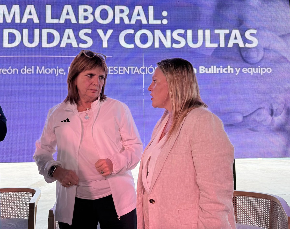 CeciMartinezMDP's tweet image. “La política debe ponerse al servicio de quienes generan riqueza, no al revés.”

Hoy acompañe a @PatoBullrich en el panel sobre reforma laboral en el Torreón del Monje. En la Argentina de @JMilei , la transformación empieza cuando escuchamos a quienes dan trabajo y modernizamos…