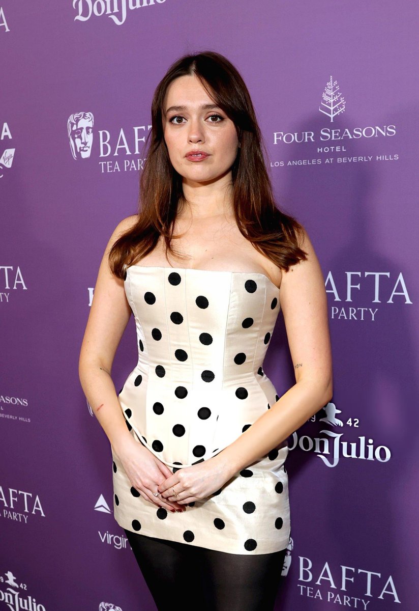 aimee lou wood at the bafta tea party