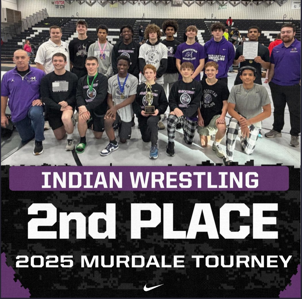 MHS19_ATHLETICS's tweet image. Great weekend at the Murdale Tournament in Carbondale for Indian Wrestling! The team placed 2nd out of 30 teams! Proud of this group!