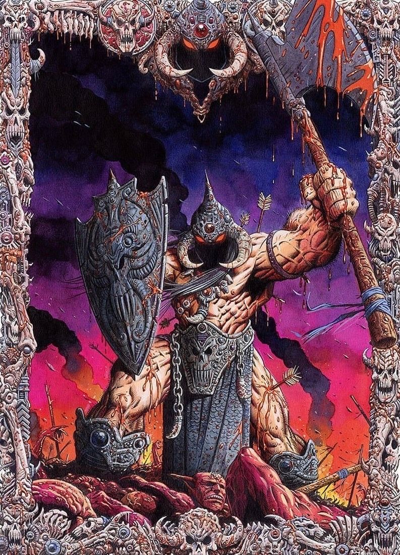 Death Dealer by Giorgio Comolo #FantasyArt