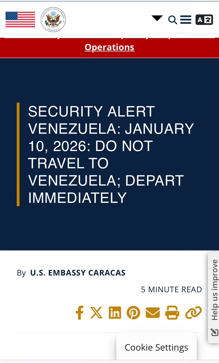 The Venezuelan regime is completely out control wanting to kill Americans 

2nd strike wave coming?