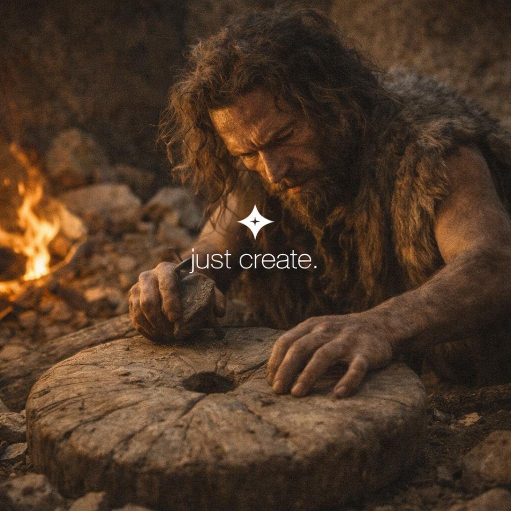 Creativity sparks innovation. 
Innovation drives evolution.
Just Create.