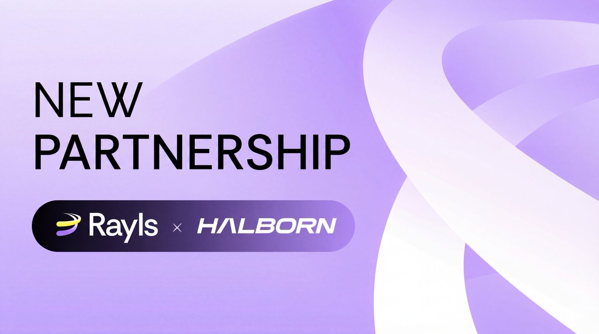 It's official !
<a href="/RaylsLabs/">Rayls</a>  🤝 <a href="/HalbornSecurity/">Halborn</a>  
Why this partnership matters?

RaylsLabs has officially partnered with HalbornSecurity, one of the most respected blockchain &amp; Web3 security firms in the industry

This is a major step forward for Rayls’ institutional-grade